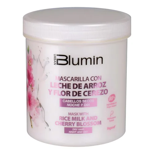 Miniatura 3 de Blumin -Champú (33.8 fl oz) y Mascarilla (23.7 fl oz) Leche de Arroz y Flor de Cerezo