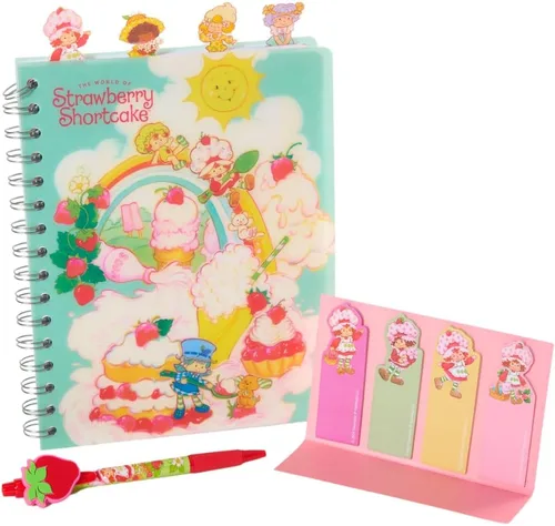 Miniatura 12 de Cuaderno de pestañas Barbie con espiral, lápiz boli, pestañas adhesivas, 96 páginas a rayas, rosa
