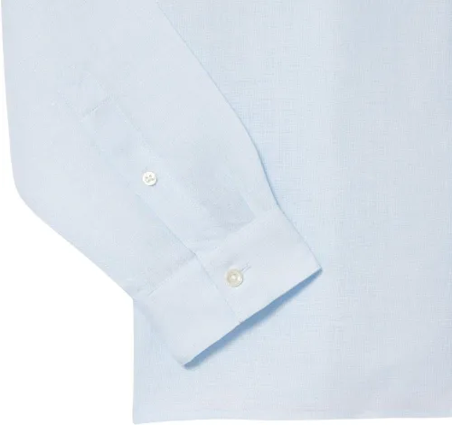 Miniatura 7 de Lacoste Camisa casual de lino con botones para hombre