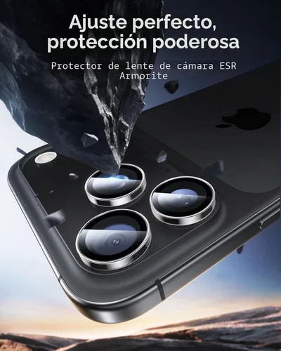 Miniatura 2 de ESR Protector de lente de cámara para iPhone 17 Pro Max/17 Pro/16 Pro Max/16 Pro/15 Pro Max/15 Pro/14 Pro Max/14 Pro, protectores de lente