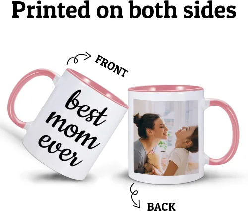 Miniatura 3 de Taza personalizada, tazas de café personalizadas con imagen, texto, nombre, taza personalizada, regalos para novio, novia, familia, tazas de café