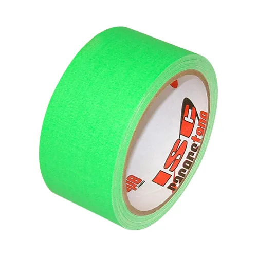 Miniatura 2 de ISC Racers Tape NEON DULL-FINISH/YEL210 ISC Cinta de corredor con acabado mate neón de 2" x 30 pies, amarillo fluorescente
