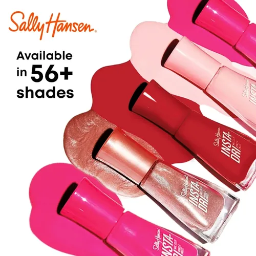Miniatura 7 de Sally Hansen Insta-Dri Esmalte de uñas Secado rápido, larga duración, brillo sin rayas Transparente, Brillo 104 centelleo, centelleo
