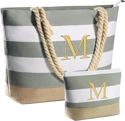 Miniatura 24 de YOOLIFE Beach Bags for Women - Travel Canvas Beach Tote, Pool Waterproof Bag, Travel Essentials, Gifts for Women Birthday