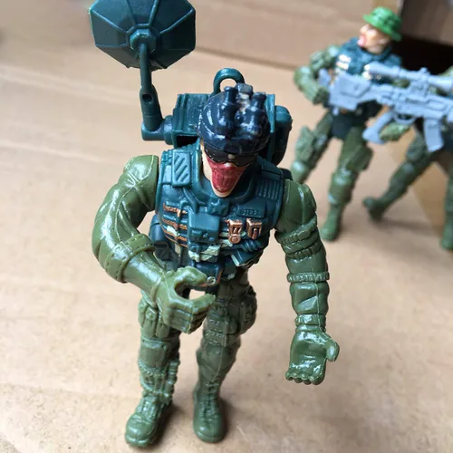 Miniatura 4 de Figura de acción de soldado para hombres del ejército con accesorios de armas, figura del equipo SWAT, juego militar, ideal para Navidad