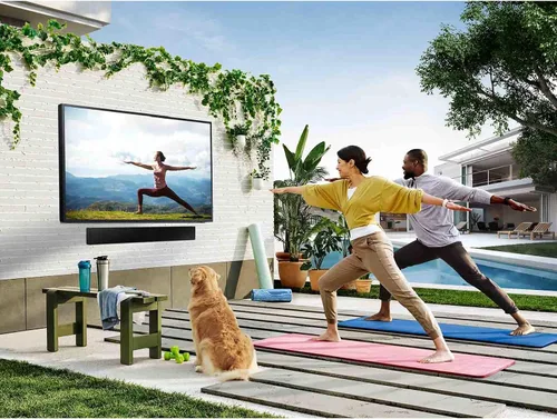 Miniatura 11 de SAMSUNG Barra de sonido para exteriores Class Neo QLED 4K The Terrace de 75 pulgadas, Neo Quantum HDR+ (QN75LST9DAFXZA, 2024) + SAMSUNG HW-LST70T