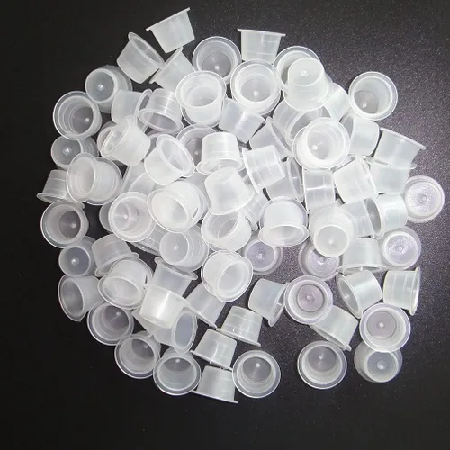 Miniatura 2 de Tapas de tinta, 1000 unidades, desechables para tatuaje, tamaño mediano, 0.512 in, suministros de tatuaje para tinta de tatuaje
