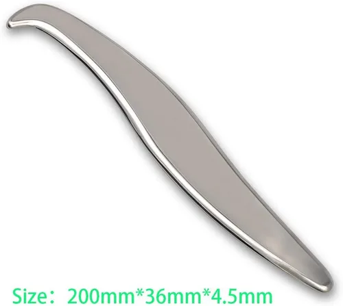 Miniatura 7 de RODEREK Kit de herramientas de terapia de 6pcs IASTM, herramientas de masaje de acero inoxidable para liberación miofascial