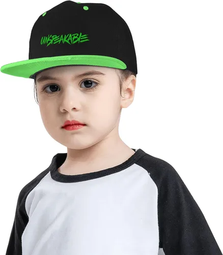 Miniatura 6 de Gorra de béisbol para niños y niñas, gorra de hip hop, ajustable, novedad para niños