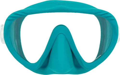 Miniatura 2 de SCUBAPRO Máscara de buceo fantasma, diseño sin marco de bajo volumen con lente única ultra transparente, falda de silicona y hebillas de correa