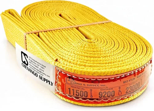 Miniatura 25 de DD Sling. Correa de 2 capas para levantamiento, de red de nylon, de doble ojal. Muy resistente (900 tejidos).Capacidad de carga vertical