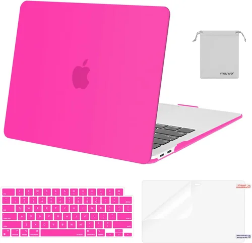 Miniatura 18 de MOSISO - Funda rígida y de plástico compatible con MacBook Air de 13 pulgadas versión 2022, 2021-2018, A2337 M1 A2179 A1932; con cubierta