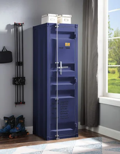 Miniatura 5 de Acme Armario de carga con 1 puerta en azul Rojo