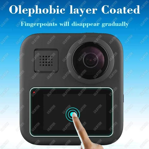 Miniatura 6 de ULBTER Protector de pantalla para cámara GoPro MAX/Max 2025 360 [no para Max 2] + cubierta de tapa de lente [2 + 3 paquetes], protector de vidrio