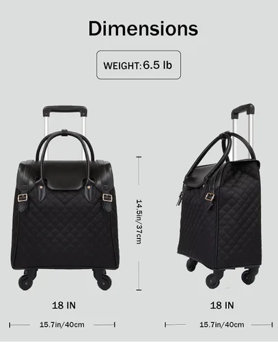 Miniatura 3 de VH&GRED Equipaje de viaje de negocios18 pulgadas caja de tela bolsa de carro pequeña maleta portátil de rueda universal maleta femenina se puede