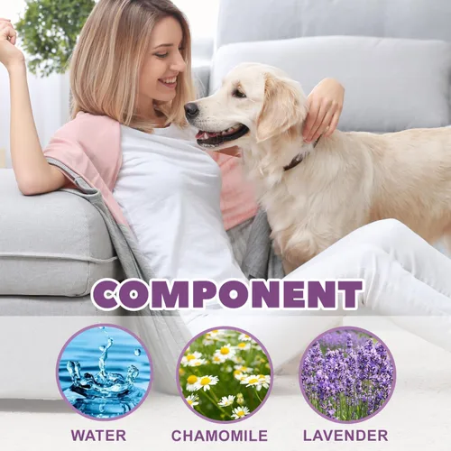 Miniatura 7 de JoanofArc Spray calmante de feromonas para gatos y perros, 1.7 fl oz con kit difusor, ayuda a la calma, reducción del estrés, detiene arañazos