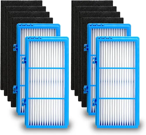 Filtro de repuesto para Holmes Aer1 Series, piezas de repuesto # HAPF300AH-U4R, HAP242-NUC (4 filtros de repuesto + 8 prefiltros de refuerzo)