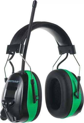 Miniatura 13 de Digital AM FM Radio Headphones, Hearing Protection Earmuff for Adult, 30dB SNR for Mowing, Construction, Chainsaw