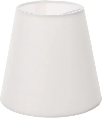 CALLARON Lámpara pequeña de tela con clip para lámpara de mesa de pared (beige) Pantalla de tela para luz de mesa