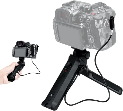 Miniatura 10 de Agarre de disparo de mano y mini trípode de mesa con función remota para Nikon Z30 Z50 Z f Zf Z fc Z7 II Z6 II COOLPIX P1000 P950 A1000 B600 For