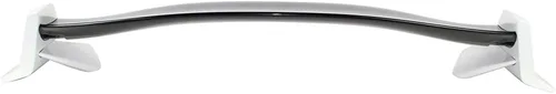 Miniatura 11 de IKON MOTORSPORTS, Alerón de maletero prepintado compatible con Honda Civic 4Dr Sedan 2016-2021, TR pintado #731513 Centro negro brillante y tapa
