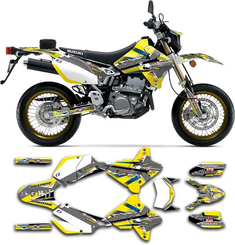 Miniatura 21 de Kit de calcomanías personalizadas para Suzuki DRZ400 E / DRZ400 Enduro / DRZ400E / DR-Z400E / DRZ400 EN 1999-2024, SZDRSE9919003-KO