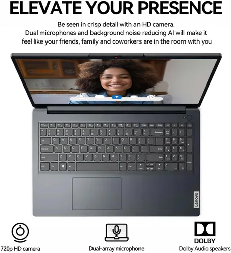 Miniatura 9 de Lenovo 2026 Ideapad 1i 15 Pulgadas Laptop con Pantalla Táctil, Laptop de 15.6" FHD IPS con Pantalla Táctil, Intel Core i5-1335U
