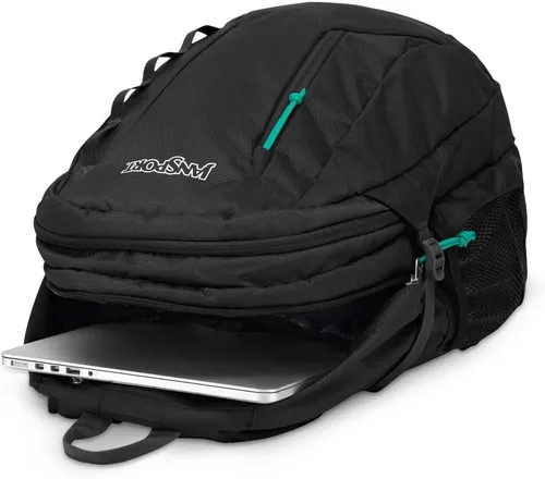 Miniatura 4 de JanSport Mochila Agave para mujer - Bolsa para portátil de 15 pulgadas, color negro