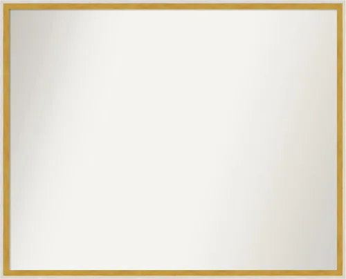 Miniatura 652 de Amanti Art Espejo de baño blanco para sobre el fregadero, 32 x 45 pulgadas, espejo de tocador rectangular blanco esbelto, marco de madera moderno