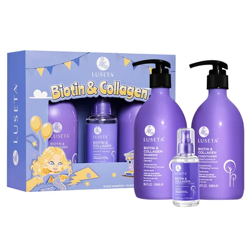 Miniatura 17 de Luseta - Champú y acondicionador de queratina para cabello teñido dañado y seco, tratamiento capilar de queratina para suavizar, nutrir