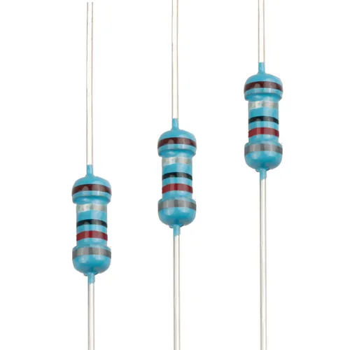 Miniatura 41 de 100pcs 1 ohm Resistor 1/4w (0.25 W) Resistencia fija de película metálica de tolerancia ±1%, múltiples valores de resistencia opcional