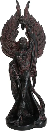 Ebros Gift Diosa celta irlandesa de la guerra Morrigan, la reina fantasma, estatua de valquiria, contraparte de batalla, figura de batalla para