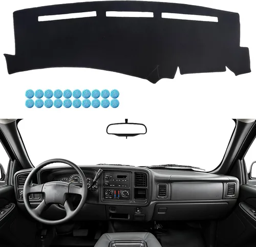 Miniatura 8 de Cubierta de tablero para Chevrolet Silverado 2007 2008 2009 2010 2011 2012 2013 2014, cubierta de tablero para Chevy Tahoe Suburban Avalanche 2014