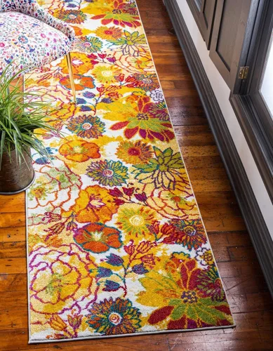 Miniatura 8 de Unique Loom colección Lyon - Alfombra Kennedy (2 x 3 pies 1 pulgada, Rectangular, Negro/Verde)