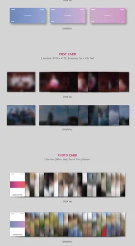 Miniatura 4 de ENHYPEN 3 borde de regalo: póster doblado del día uno 1 al azar, 1 máscara de ídolo KPOP + 1 tarjeta fotográfica adicional