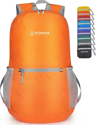 ZOMAKE Mochila ultra ligera y compactable Mochila de senderismo resistente al agua, Mochila pequeña Mochila de camping al aire libre plegable y
