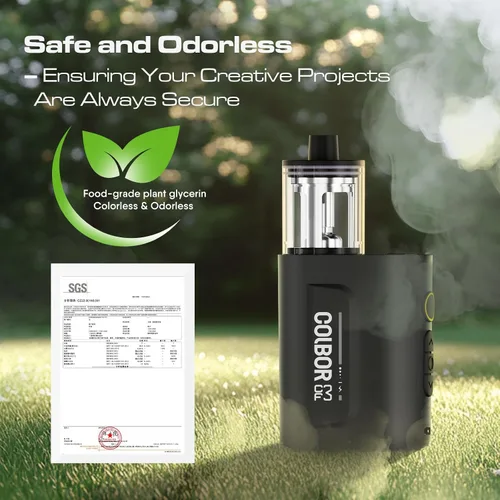 Miniatura 7 de Máquina de niebla portátil COLBOR CF3, mini máquina de humo manual para fotografía con control remoto, pequeño difusor de neblina con protección