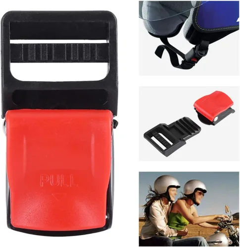 Miniatura 4 de Clip de velocidad para casco de motocicleta, 5 piezas de clip de velocidad para casco de motocicleta, hebilla de correa de barbilla, hebilla