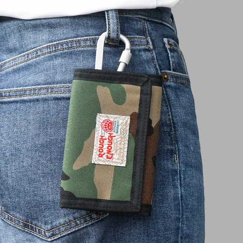 Miniatura 9 de Rough Enough - Cartera de camuflaje para niños y adolescentes con llavero de cordón triple