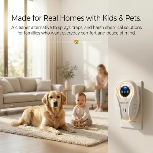 Miniatura 5 de T-27, repelente ultrasónico de control de plagas, electrónico y ultrasonido, repelente de enchufe para interiores, deshazte de roedores, ratones
