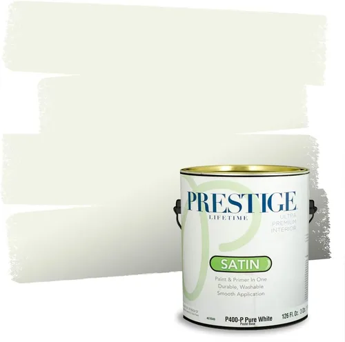 Miniatura 183 de PRESTIGE Pintura exterior e imprimación en uno, aloe, plano, 1 galón
