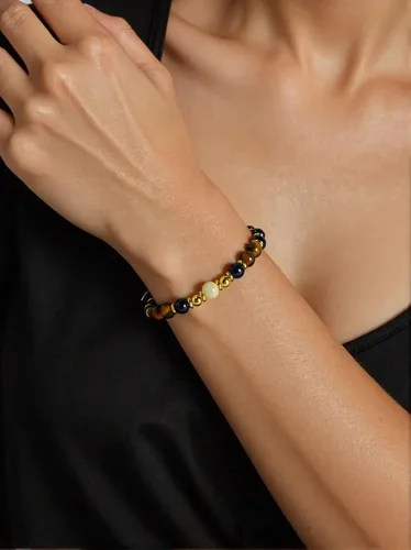 Miniatura 37 de Tigers Eye Protection Handmade Bracelet Best Present For Men Women Attract Wealth Chakra Feng Shui Stretchy Beaded Bracelets Lucky Friendship
