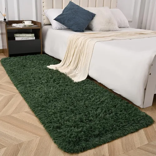 Miniatura 15 de Alfombra de área púrpura y azul de 6x9, alfombras grandes para sala de estar y dormitorio, alfombra mullida y linda, alfombras modernas
