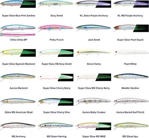 Miniatura 4 de LUCKY CRAFT FlashMinnow 110, Señuelos de Pesca en Agua Salada, Accesorios y Equipo de Pesca Jerkbait Surf, Señuelo de Superficie de Suspensión Lenta