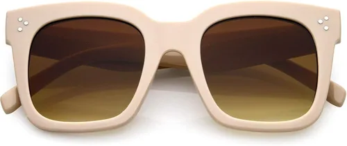 Miniatura 74 de zeroUV - Gafas de sol cuadradas retro de moda de gran tamaño para mujer estilo vintage 1.969 pulgadas