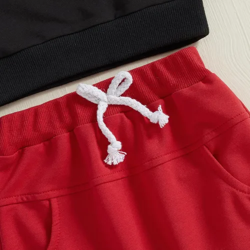 Miniatura 18 de BemeyourBBs Conjunto divertido de sudadera y pantalones de manga larga con letras divertidas para bebé niño y niño