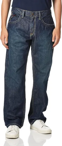 Ariat FR M3 - Pantalones de mezclilla rectos apilables y holgados para hombre, resistentes al fuego, Flint