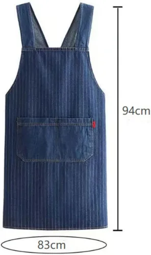 Miniatura 6 de Delantal Jour para adultos, delantal de algodón ligero con bolsillo frontal, ideal para uso diario, delantales para mujeres y hombres