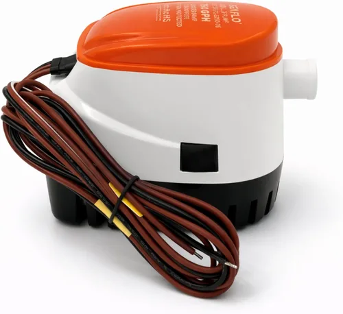 Miniatura 2 de SEAFLO Bomba de sentina automática serie 06 – 12 V CC, 750 GPH, interruptor de flotador integrado, totalmente sumergible, construcción duradera