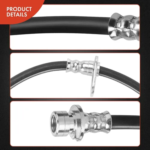 Miniatura 5 de A-Premium Manguera hidráulica del freno del pasajero trasero compatible con modelos seleccionados de Honda - Accord 2003 2004 2005 2006 2007 2.4L